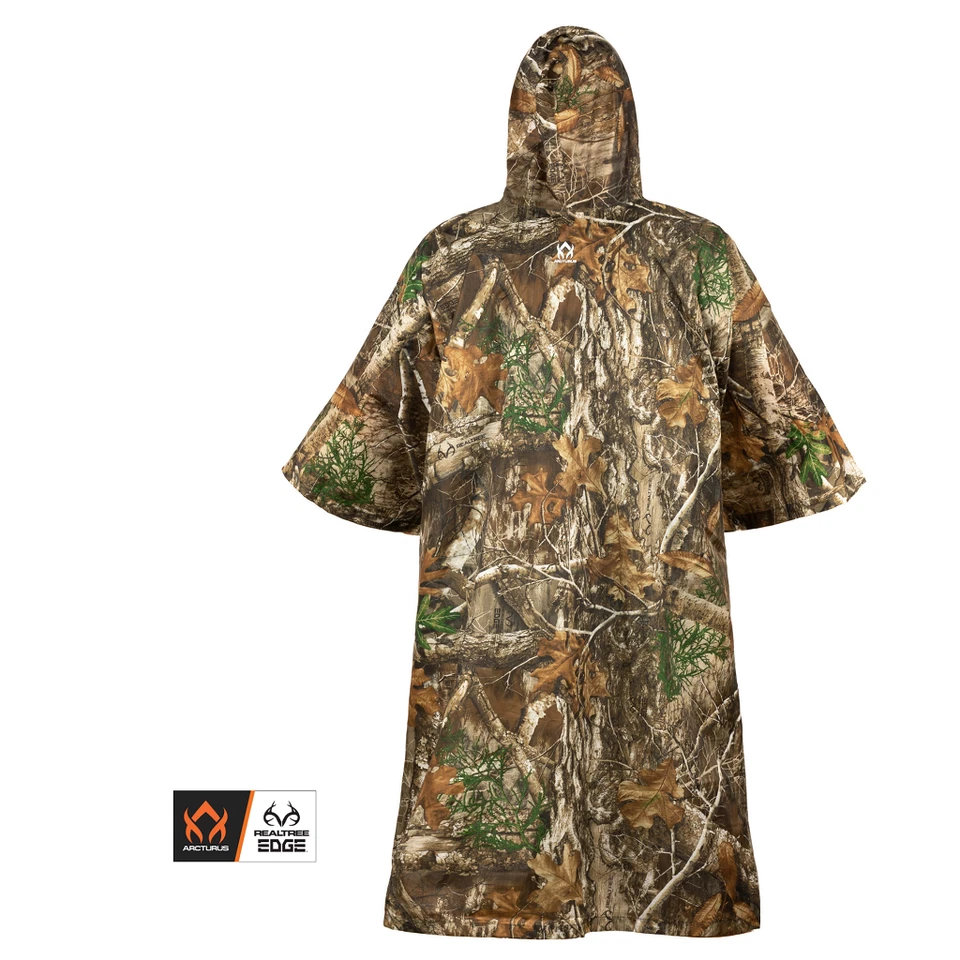 Poncho impermeable multiuso Arcturus Realtree EDGE - ligero y compacto Foto 2 de 4