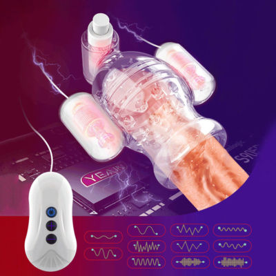 US Soft Male Cup 3 Bullet Vibrator Penis Adult Toy Men Massage Masturbation  Cup | eBay