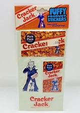 Vintage ‘80s Cracker Jack Puffy Stickers 1980s Scrapbook Stickers 1982 Gordy