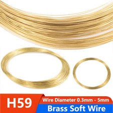 H59 Soft Brass Wires Brass Cord For Model Craft Jewelry Wire Diameter 0.3mm-5mm