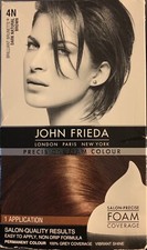 John Frieda Permanent Hair Color Kit Brilliant Brunette 4N Dark Natural Brown