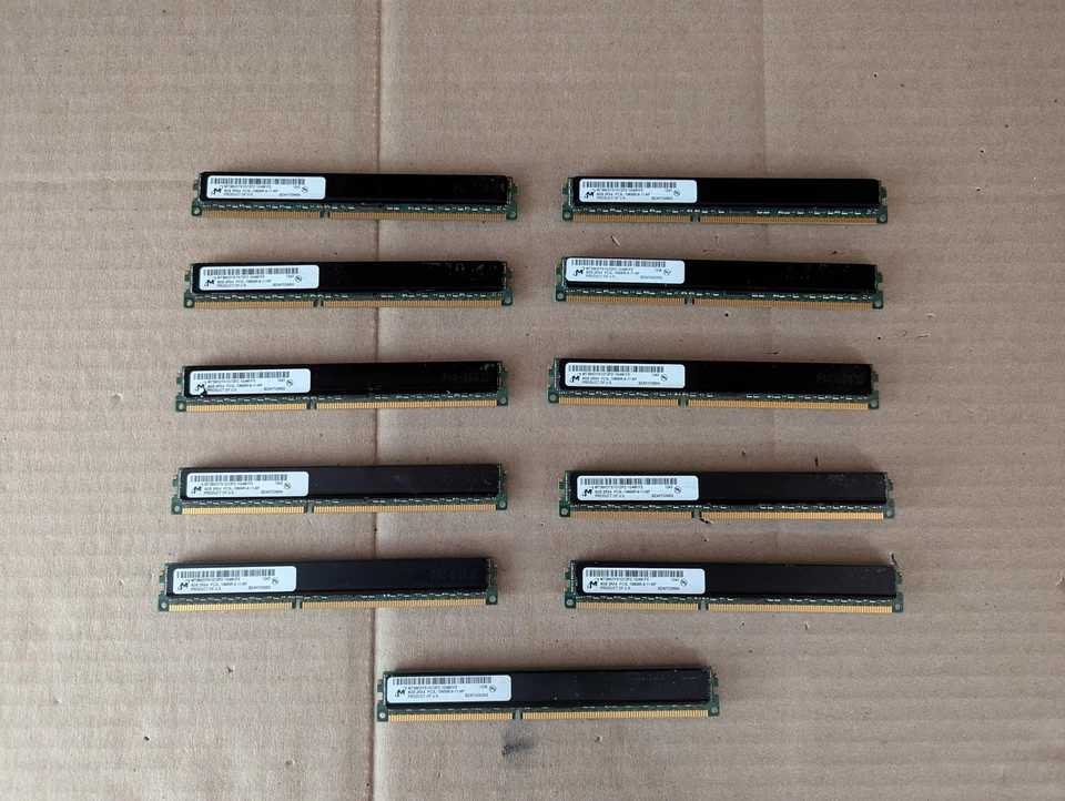 MICRON 8GB MT36KDYS1G72PZ-1G4M1FE 2RX4 PC3L-10600R-9-11-NP ECC REG RAM A4-7(8) - Image 4 of 4