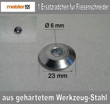 Ersatzr&auml;dchen, Fliesenschneiderr&auml;dchen f&uuml;r Fliesenschneider, Brechzange