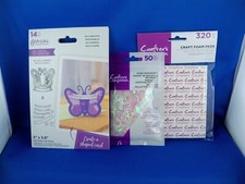 CRAFTER'S COMPANION - Stanzschablonen, Stempel, Pailletten, Pads f.Shaker-Karten