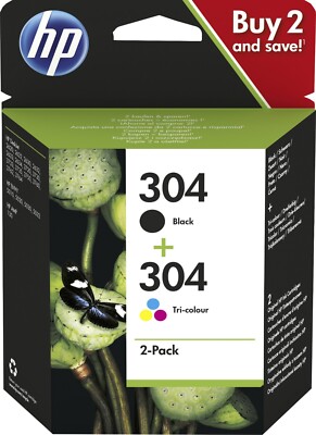 Original HP 304 Black & Color Tintenpatronen für HP Deskjet 3750 2630 2632 3735