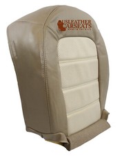 2002-2005 Ford Explorer Passenger Bottom Perforated Vinyl Seat Cover 2 Tone Tan