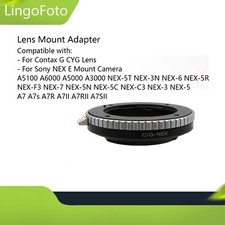 Lens Mount Adapter for Contax G CYG Lens to for Sony NEX E Mount Camera NEX 3