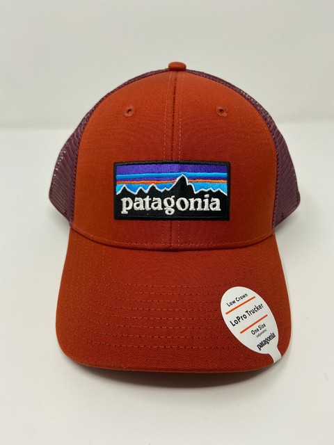 patagonia trucker hat red