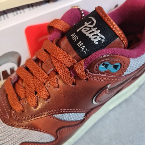 Nike Air Max 1 Patta Dark Russet Trainers Mens Size 4.5 Womens Size 4 Rrp £160! - Picture 4 of 12