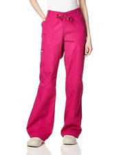 Cherokee Women Scrubs Pant Workwear Originals Drawstring Cargo 4020, XXS, Turquo