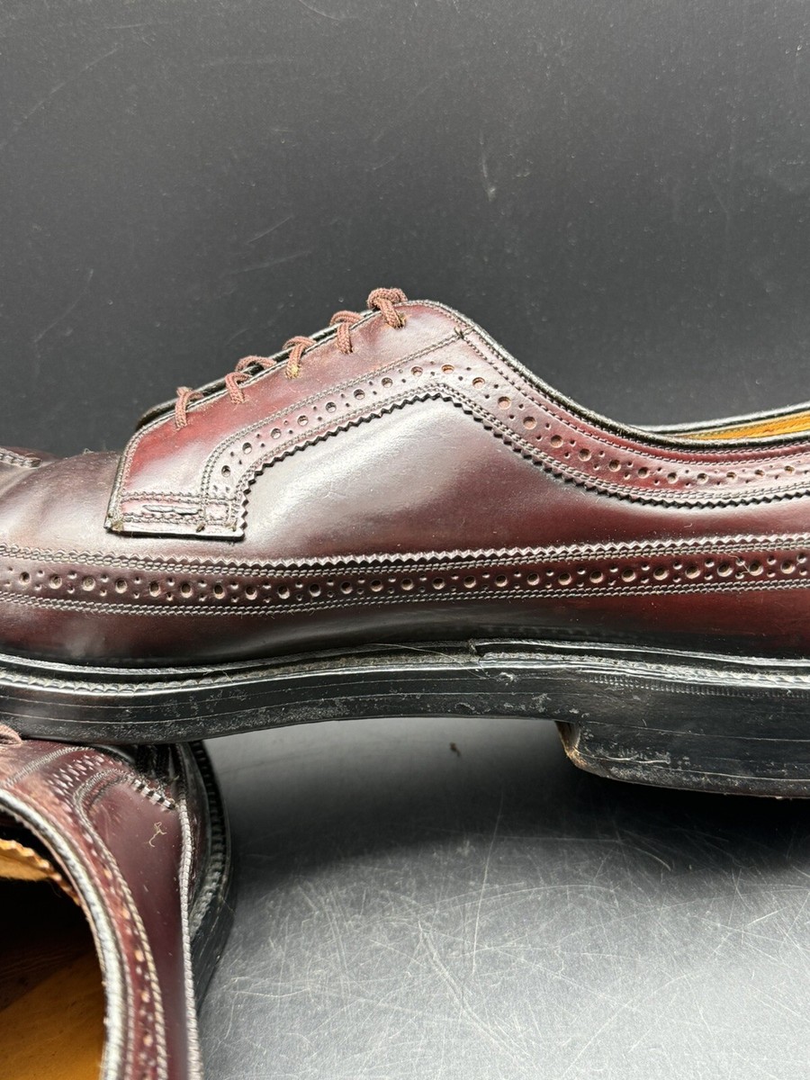 VTG Florsheim 93605 Shell Cordovan The Kenmoor Shoes Mens 10 B V