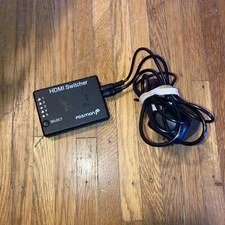 5 Port 5x1 IR HDMI Switch Hub + 2x 6FT HDMI IR for PS4 Xbox Roku PC Apple