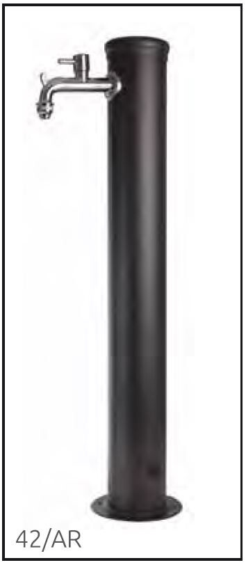 Fontana Da Giardino Belfer 42/Q Con Rubinetto - Alluminio Antiruggine, 9x15x85 Cm - Foto 12