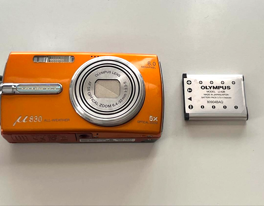 OLYMPUS u830 (良品） Olympus Stylus 830 8.0MP 5x Optical Zoom All-Weather Digital