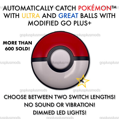 Auto-catch with Ultra Balls! Pokémon GO Plus + Modded 