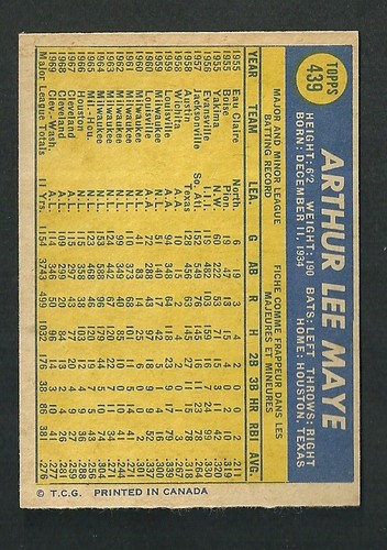 1970 OPC O-PEE-CHEE BASBALL CARDS 219- 546 YOU CHOOSE FROM LIST *FLAT RATE S&H* - Picture 218 of 264
