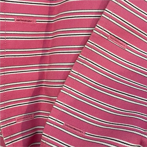ROBERT GRAHAM Herren Hemd 46/18 XL rosa gestreift Flip Manschette Blumen Knopfleiste 14-4 - Bild 7 von 8