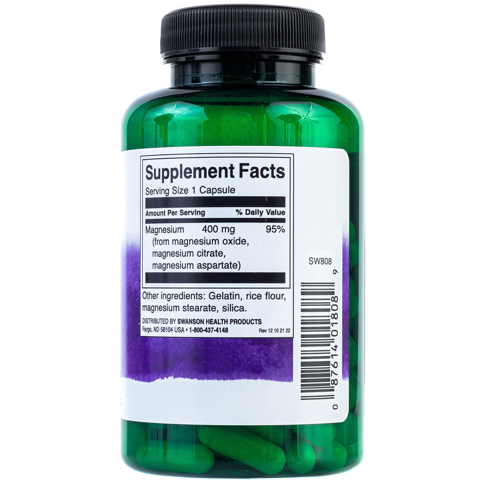 Swanson Triple Magnesium Complex 400 mg 100 Capsules AU POST ! eBay