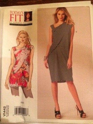 Vogue Today's Fit Pattern,Sandra Betzina,#V1442, tunic & dress, new ...