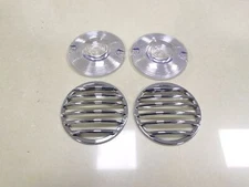 Flat Turn Signal Lens Cover & Grill For Harley Heritage Softail FLSTC Road King