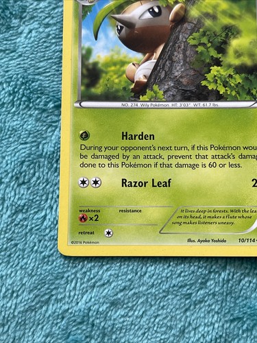 Nuzleaf #10/114 XY Steam Siege Uncommon Pokemon 2016 TCG Card - Picture 5 of 10