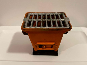 Vintage Japan Mini Cast Iron Hibachi Charcoal Grill Japanese Tabletop