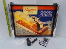 Hamms Beer Good Cheer LED Display lighted sign lightbox Wall light