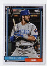 2021 Topps Update Series Kris Bryant #T92-12 Redux 1992 Chicago Cubs