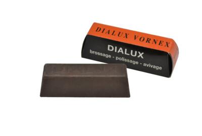 DIALUX ORANGE VORNEX PRE-POLISHING COMPOUND ROUGE BAR FOR FERROUS METALS TRIPOLI