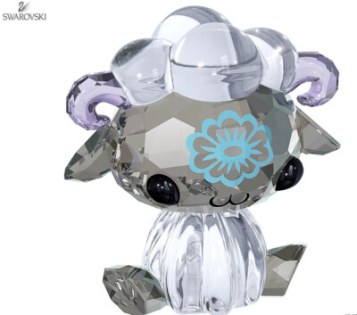 NIB Authentic Swarovski Lovlots Zodiac Me Me The Sheep Crystal Figurine #5004521
