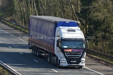 Truck Photo 12x8 - Iveco Stralis - Freight Movement - CN17 PLZ