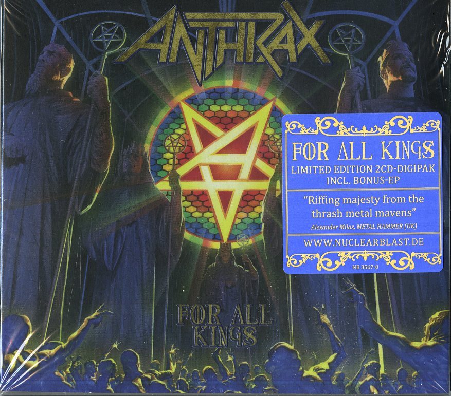 Anthrax For All Kings Limited Edition Double CD Digipack New Sealed !!