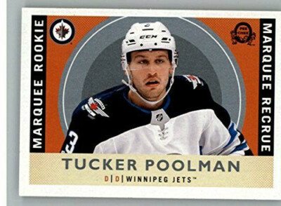 2017-18 O-Pee-Chee Update Marquee Rookies RC #621 Tucker Poolman - Winnipeg Jets
