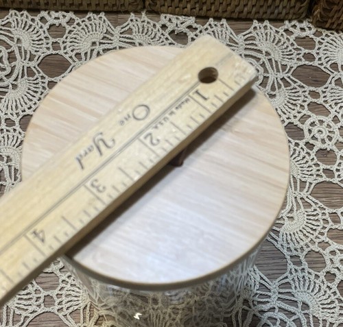 NEUF NESPRESSO Mini Présentoir Bidon Capsule Support Verre Bois Couvercle Conteneur - Photo 5/5