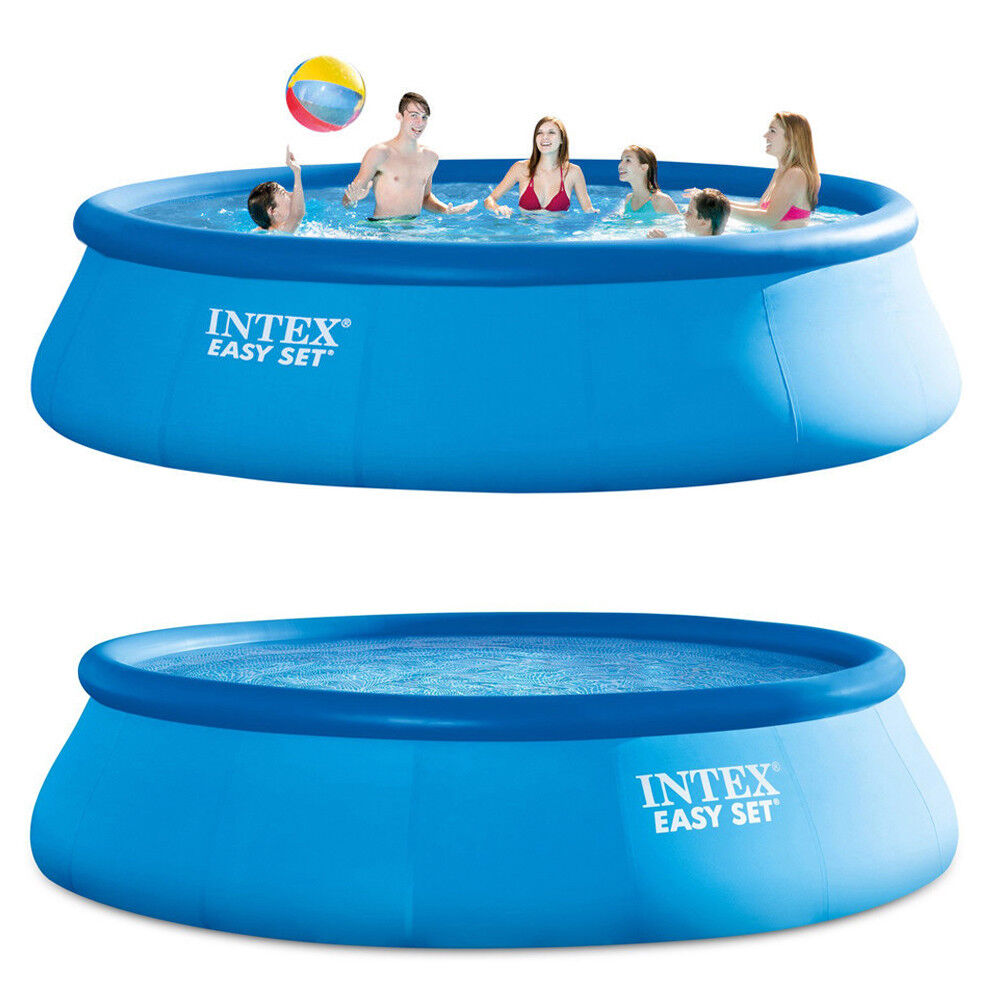 INTEX Easy Set Pool 457x122cm Quick Up Swimming Ersatzpool Ersatzpoolfolie