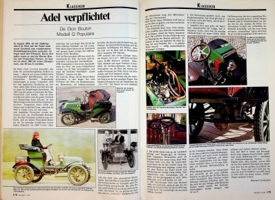 Oldtimer Markt 1484) De Dion-Bouton Modell Q Populaire in einer seltenen Vorstel