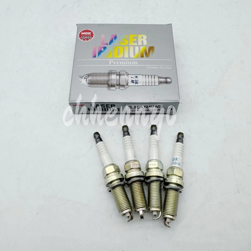 NGK Set of 4 Laser Iridium Spark Plugs 96024 for Subaru Forester WRX 2.0 FA20F Foto 3 de 4