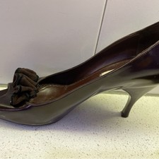 Marc Jacobs Burgundy Peep-Toe y2k Heels