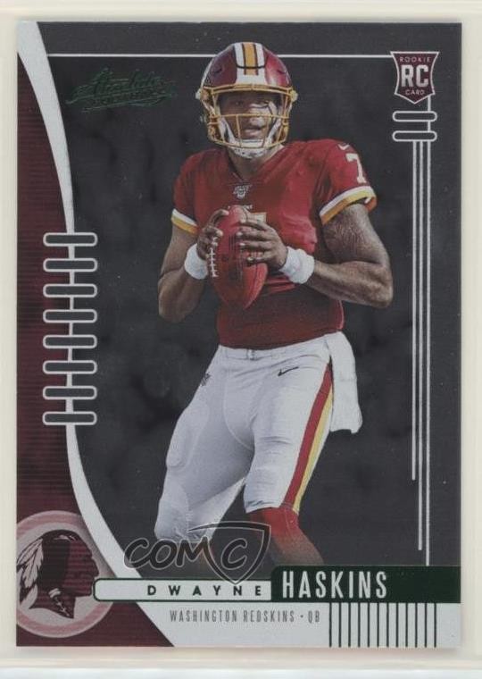 2019 Panini Absolute Rookie Green Dwayne Haskins #116 Rookie RC 01az