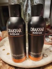 Drakkar Intense Body Spray by Guy Laroche 5.8 oz / 164 g for Men Lot of 2  