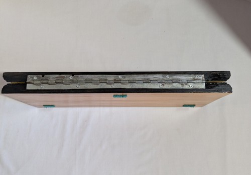 Vtg One Eyed Jack Game Folding Board Pine Wood  Card  Sequence Handcrafted  - Imagen 7 de 11