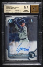 2022 Bowman Chrome Prospect Auto Curtis Mead #CPA-CM BGS 9.5 GEM MINT Auto 4k8