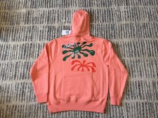  1 LEFT -NWT-Nike Men  s Club Fleece Hoodie  Greetings From  -Orange-MEDIUM- 65
