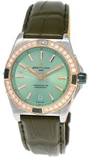 Breitling Super Chronomat 38mm 18K Rose Gold Diamond Bezel Watch U17356531L1P1 3