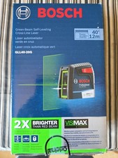 Bosch 40 Green Beam Self-Leveling Cross-Line ...