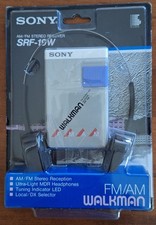 Sony Walkman SRF-19W FM Stereo / AM Radio Vintage Solid Performer