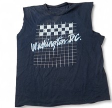 Vintage 1980s Washington D.C. Single-Stitch Black T-Shirt