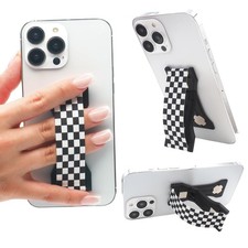 Premium Phone Grip  Kickstand - Magnetic Silicone Strap for Smartphones
