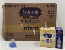 Enfamil NeuroPro Infant Formula 48 Ready To Use Bottles With Lids EXP 08/26