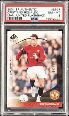 2004 SP AUTHENTIC MANCHESTER UNITED FLASHBACK CRISTIANO RONALDO